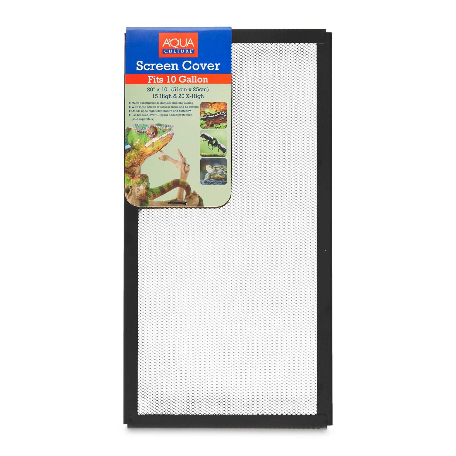 Aqua Culture Aquarium Screen Cover for 10 Gallon Tank - Healthber