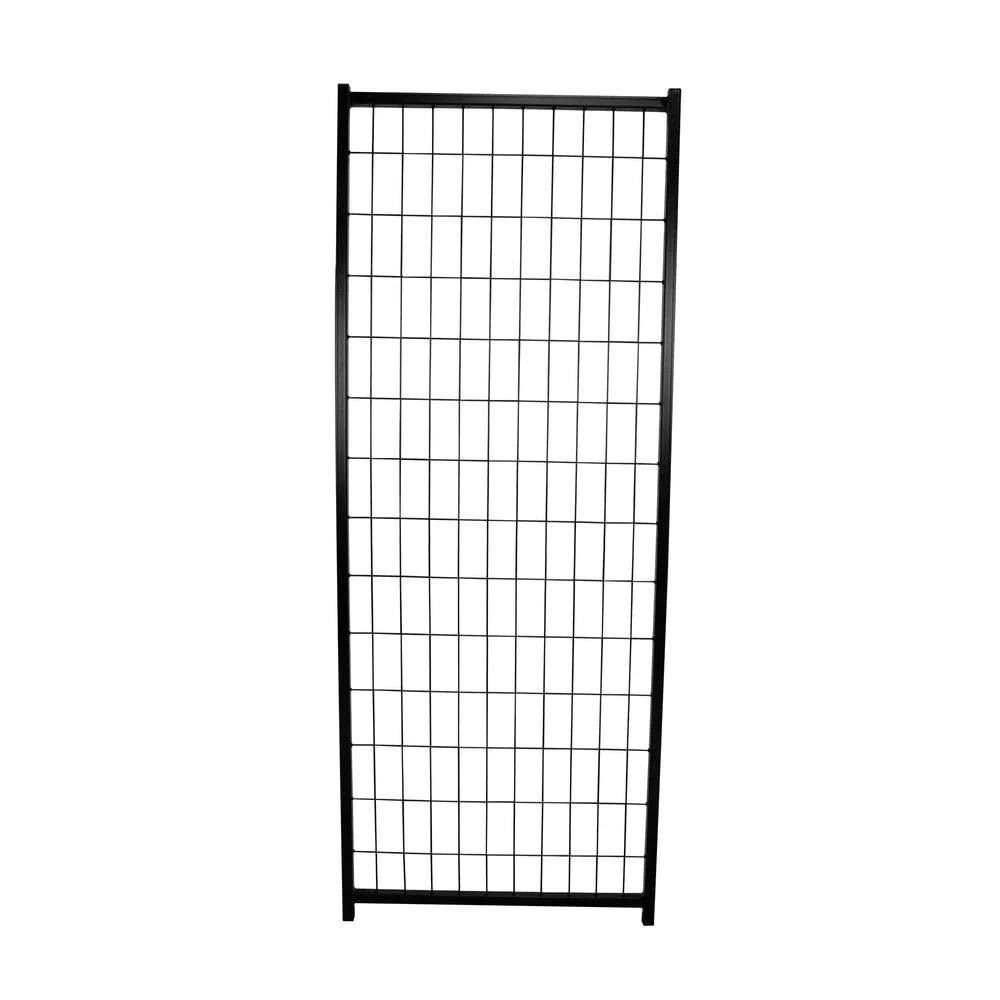 Black Metal Replacement Panel for 4 ft. x 4 ft. x 6 ft. and 4 ft. x 8 ft. x 6 ft. Welded Wire Kennel - Healthber