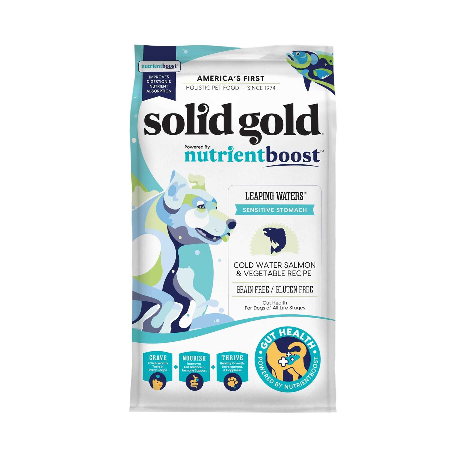 Solid Gold Nutrientboost Leaping Waters Dry Dog Food - Healthber