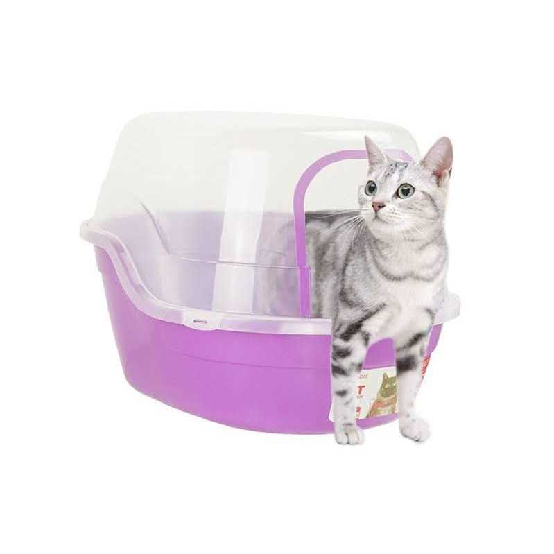 Petphabet Jumbo Hooded Cat Litter Box - Healthber