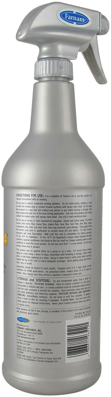 TRI-TEC 14 Fly Repellent - Healthber