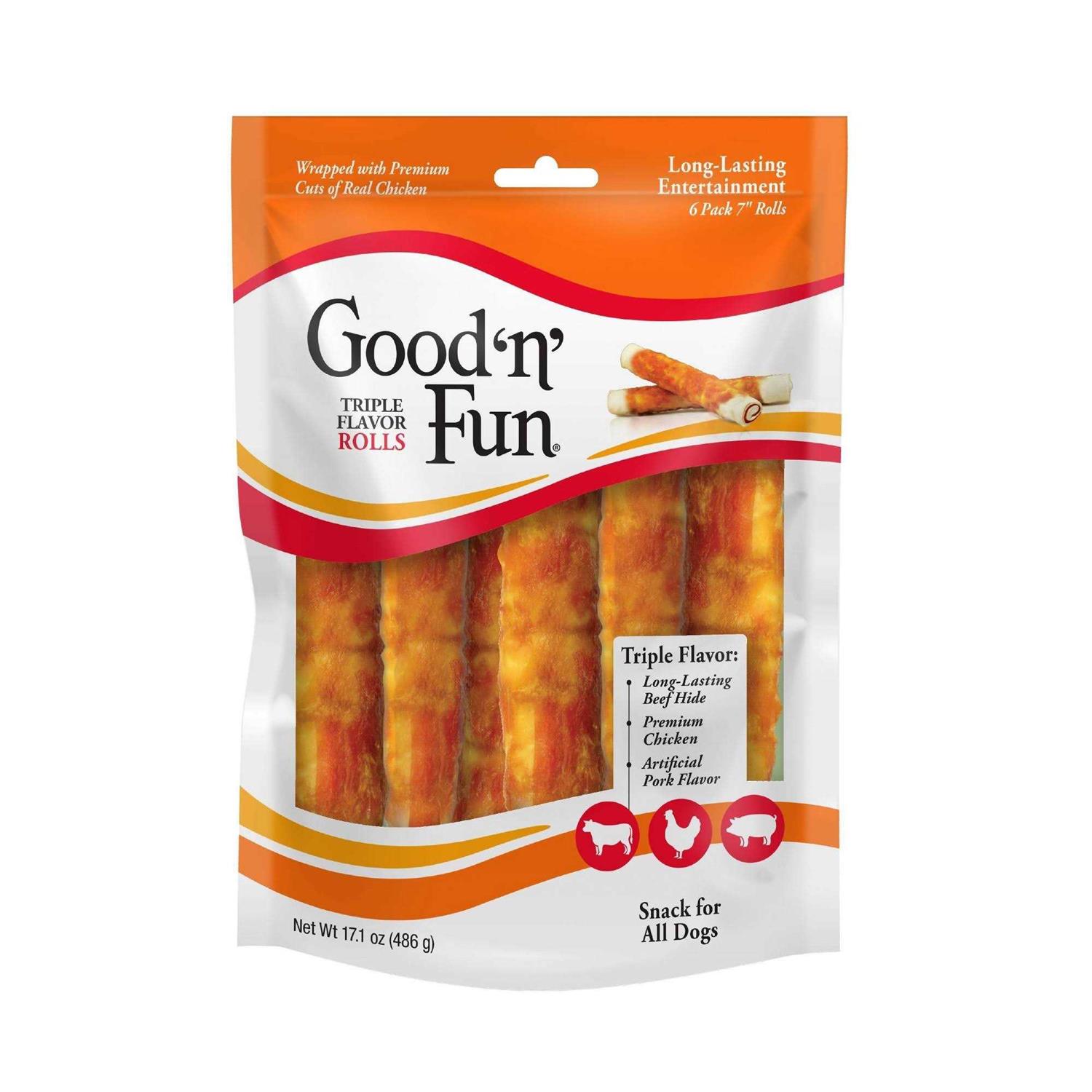 Healthy Hide Good N Fun Triple Flavor Rolls - Healthber
