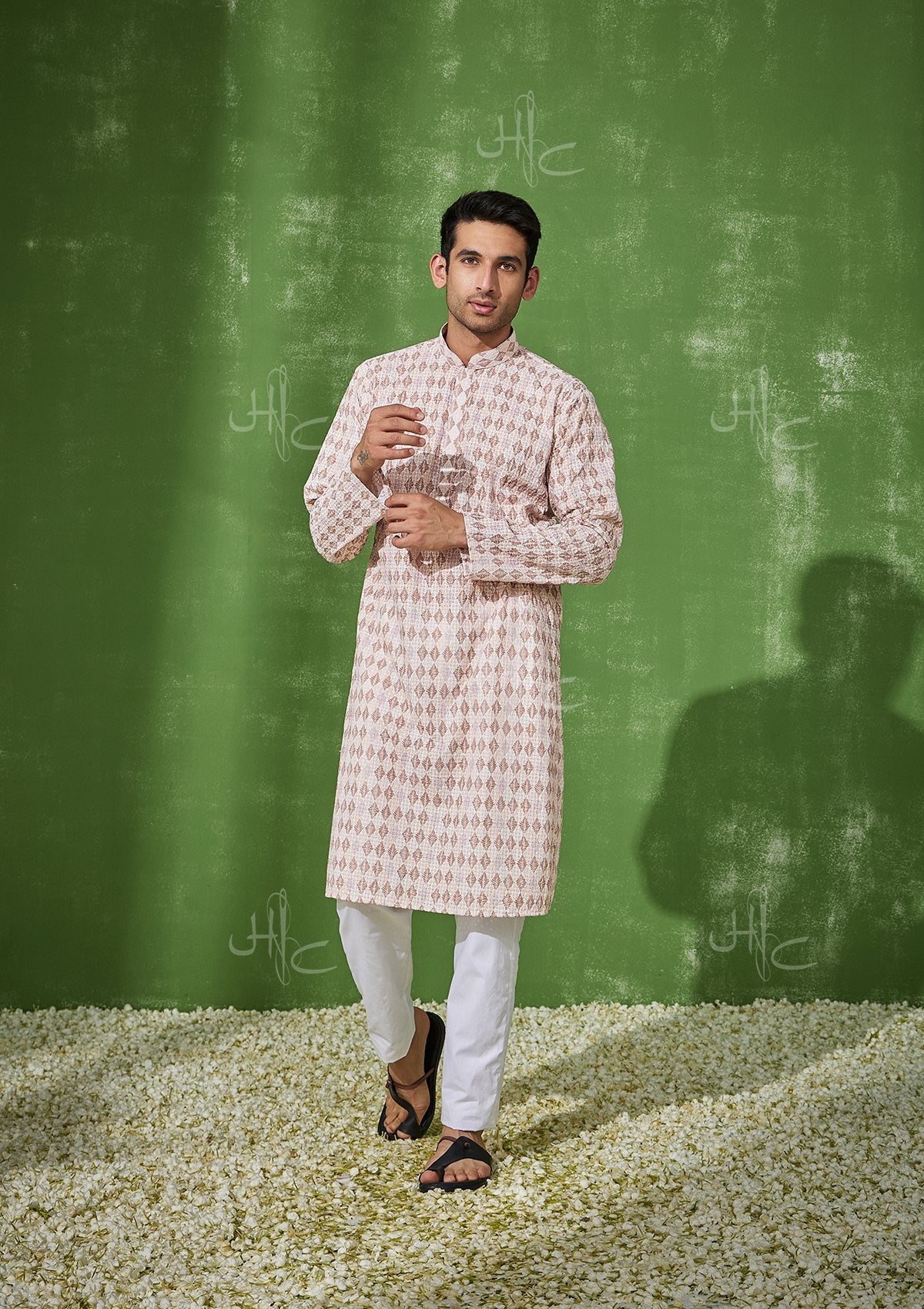 HOC Faisal Cotton Straight Men's Kurta - Healthber