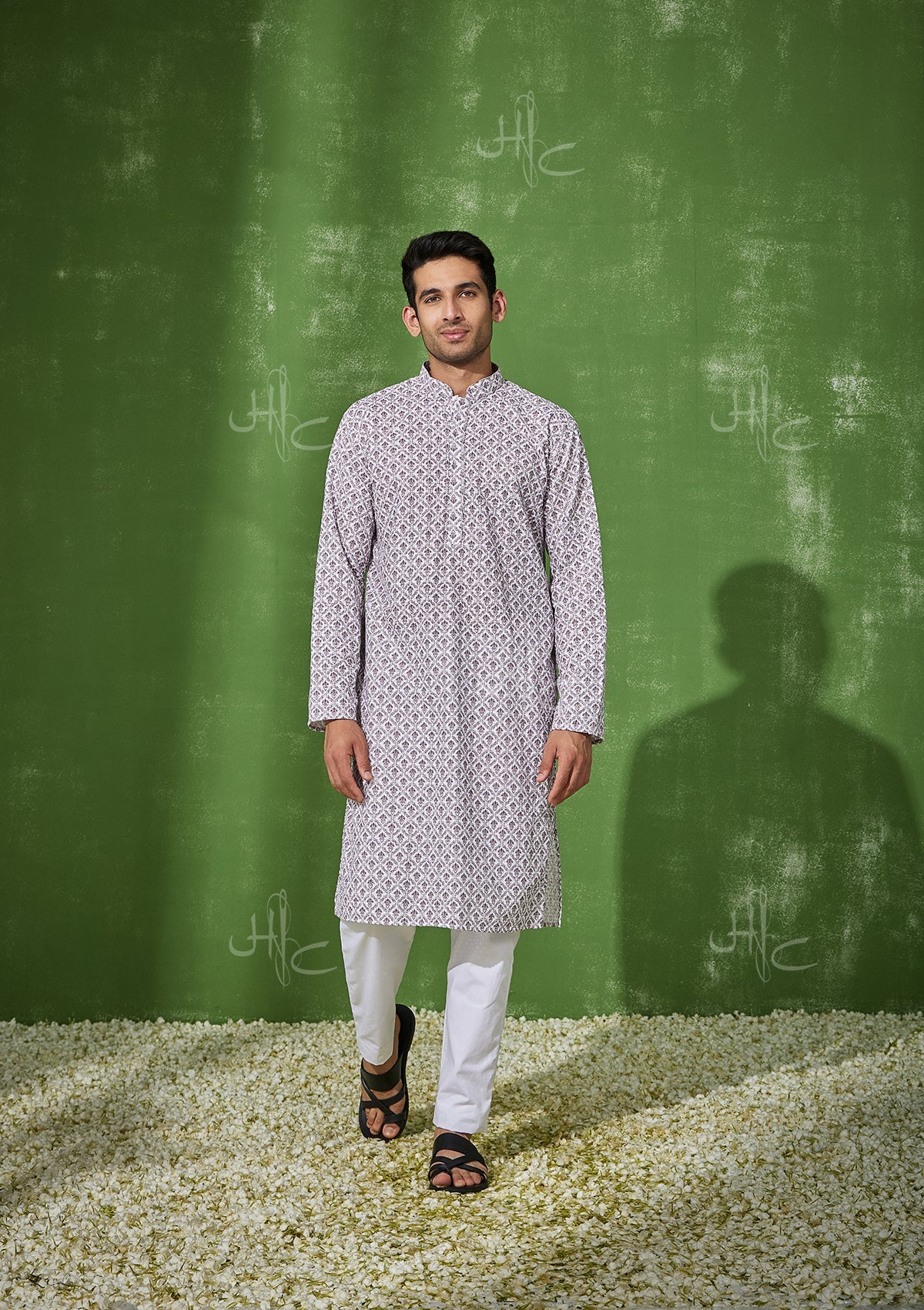 HOC Nasir Cotton Straight Men's Kurta - Healthber