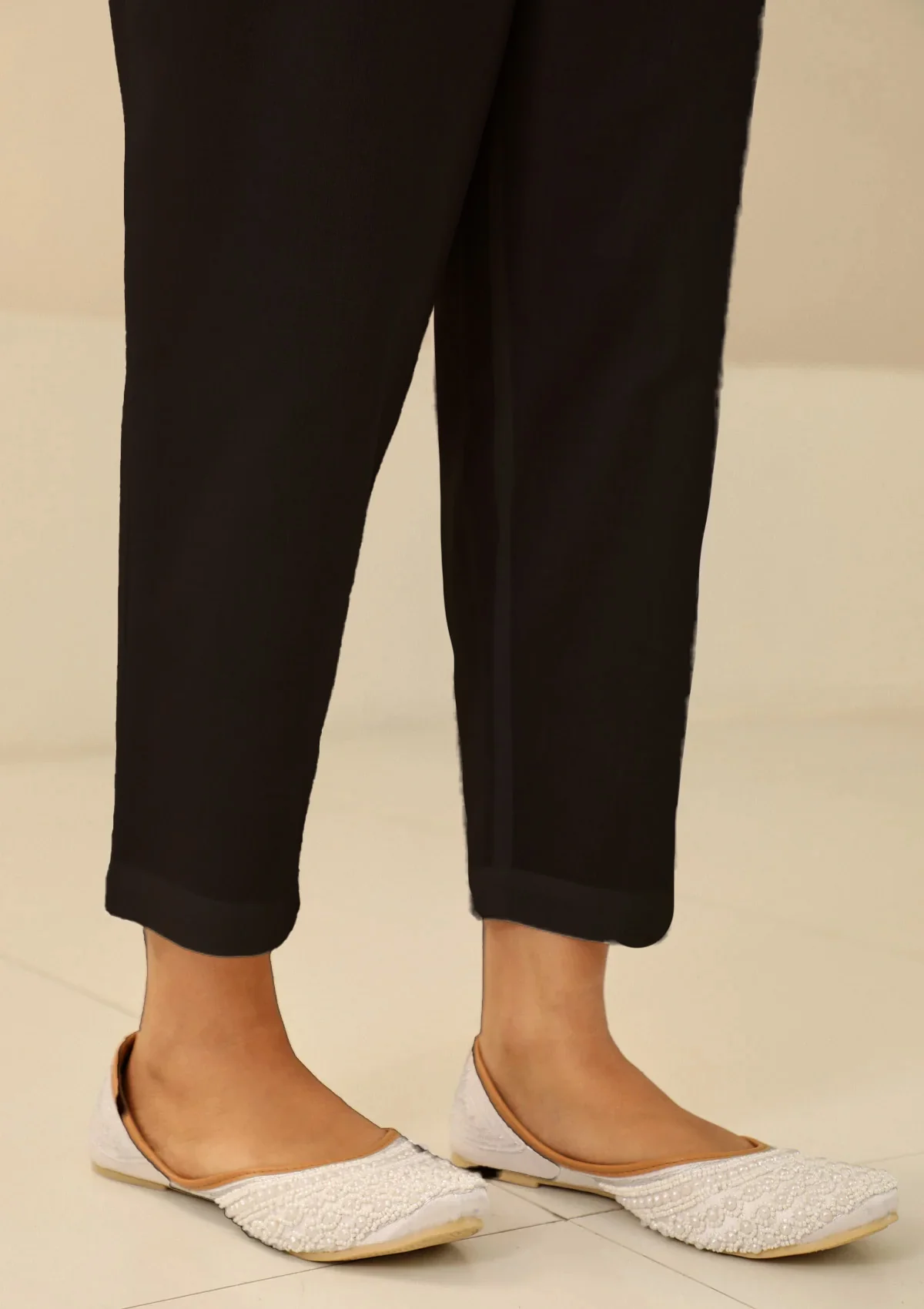 HOC Cotton Solid Women's Pants - Black - Healthber