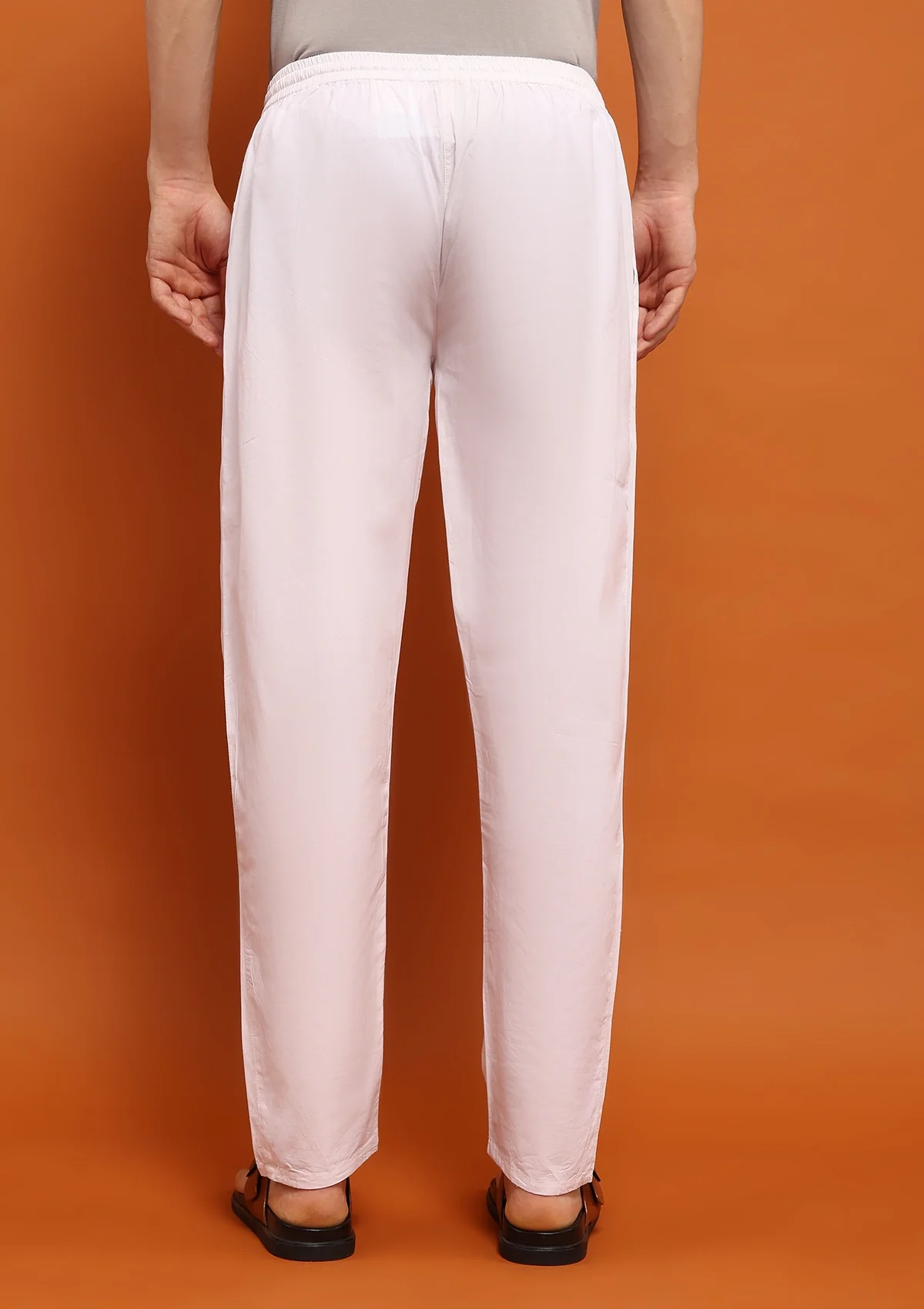 HOC Fahad Cotton Straight Pants - Healthber
