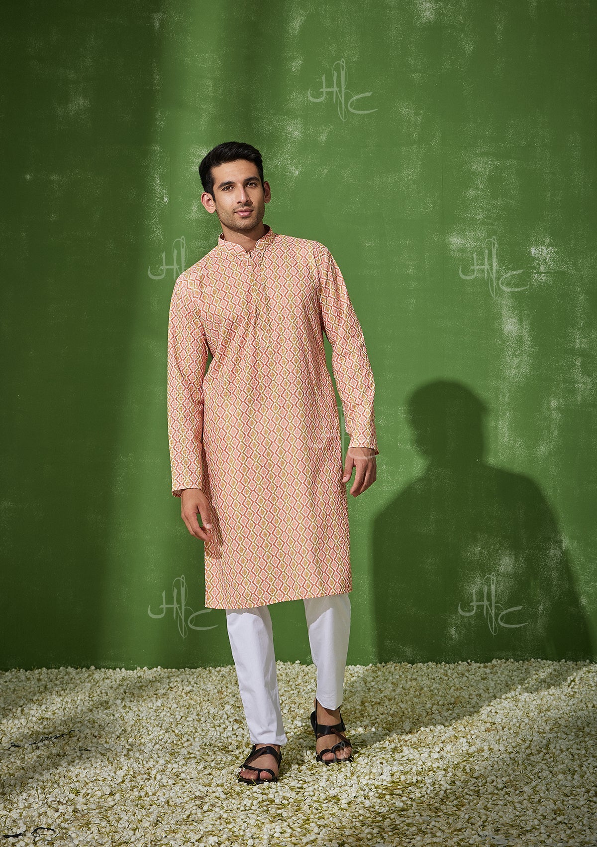 HOC Razik Cotton Straight Men's Kurta - Healthber