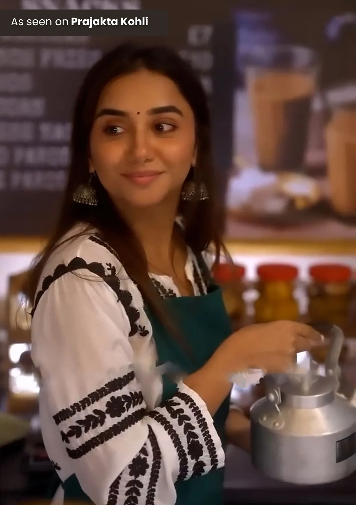 HOC Adila Chikankari Muslin Straight Kurta - Healthber