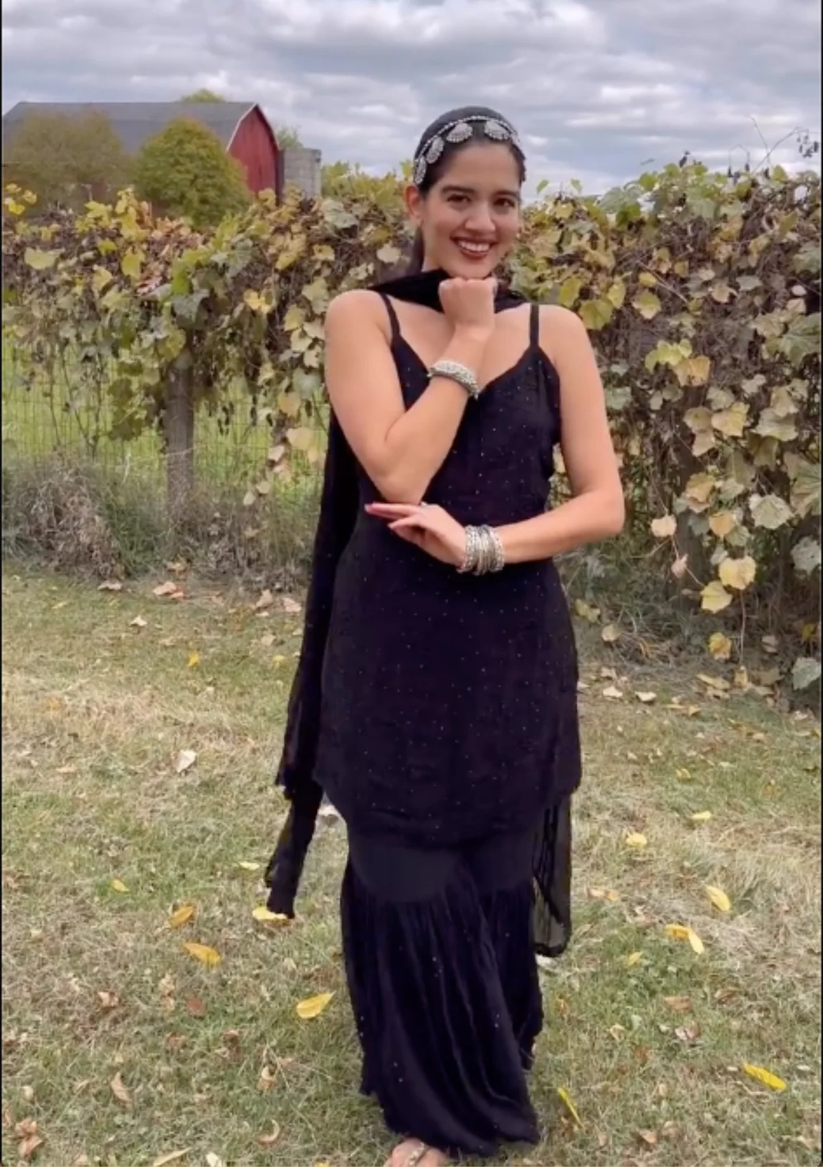 HOC Dia Chikankari Georgette Straight Kurta Set - Healthber