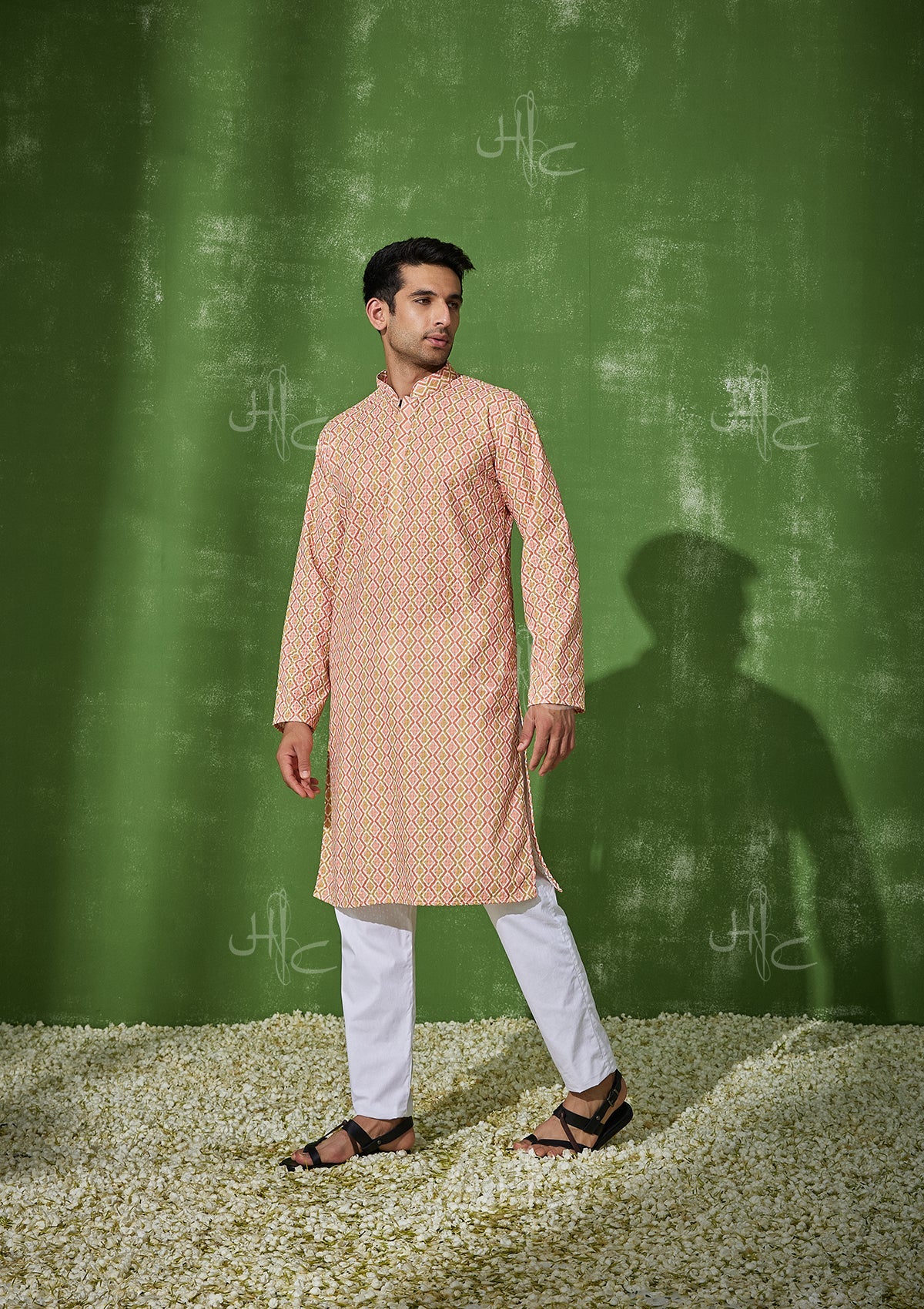 HOC Razik Cotton Straight Men's Kurta - Healthber