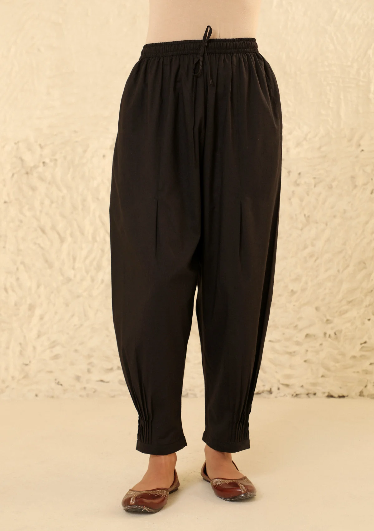 HOC Cotton Women's Solid Afghani Pant - Black - Healthber